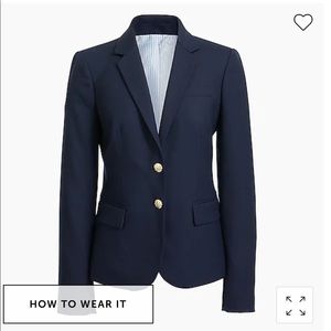 J. Crew Factory Original schoolboy blazer in navy
